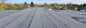 Modern Flat Felt Roof