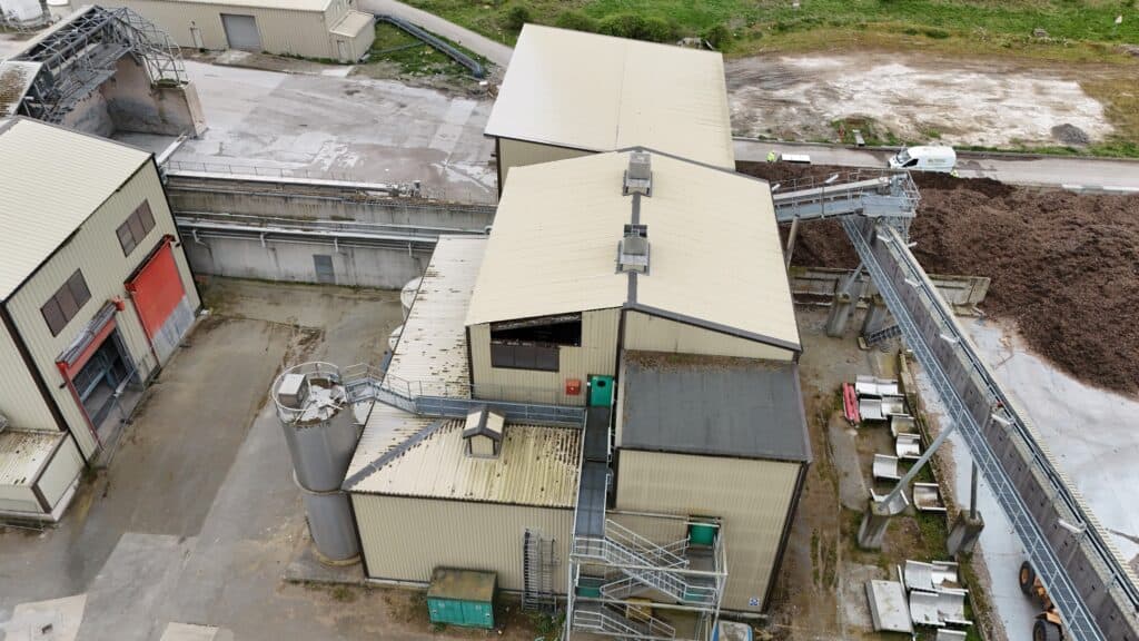 Drone survey of industrial unit